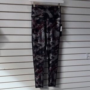 Mono B Snakeskin Leggings - Black and Brown